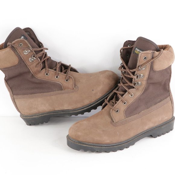 Vintage Thinsulate Insulated Suede Combat Boots 9 main image 4